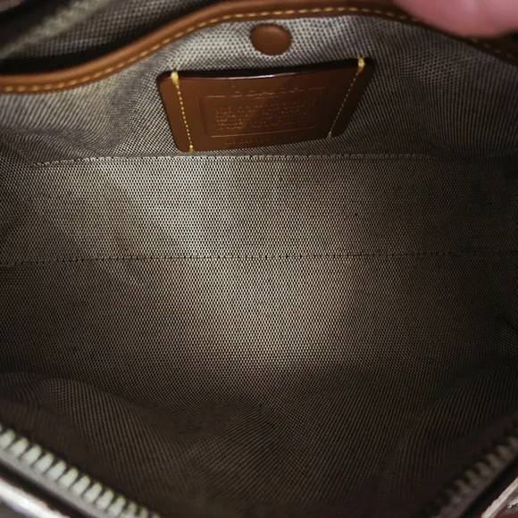 Coach Juliet Metallic Silver Bag - Picture 14 of 16